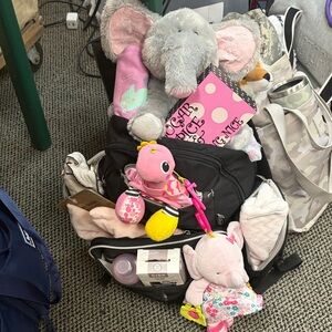 Enormous baby girl backpack bundle